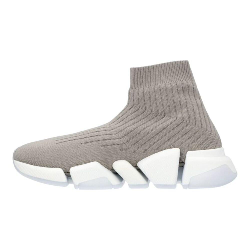 Women's Balenciaga Speed 2.0 Sneaker in Grey With White Sole - Picture 2 of 5